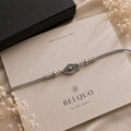 Tiny Forest Flower Silver-Tone Rakhi