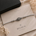 Sunflower ref Silver-Tone Rakhi