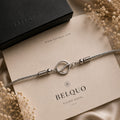 Precious Silver-Tone Rakhi